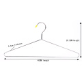 Wholesale Bulk Dry Cleaning Heavy Stainless Steel Metal Laundry Wire Clothes Hangers